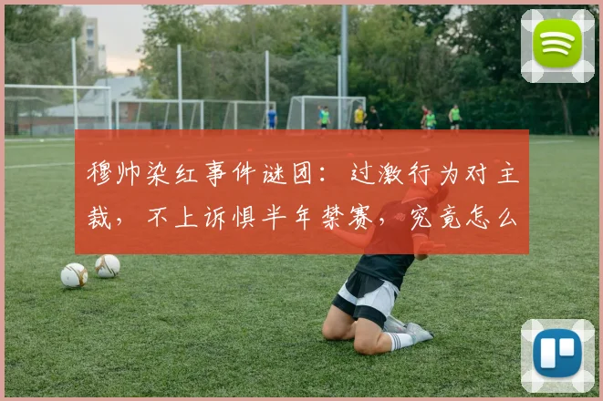 穆帅染红事件谜团：过激行为对主裁，不上诉惧半年禁赛，究竟怎么回事